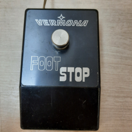 Педаль к синтезатору "Vermona foot switch", ГДР (обрезанный провод). Картинка 10